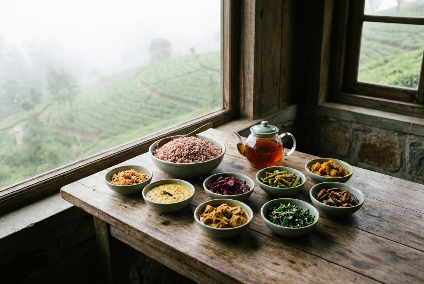 Food served on this retreat